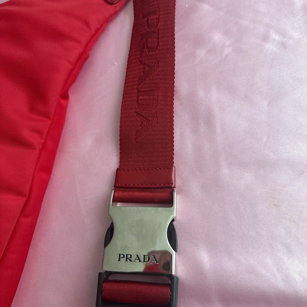 Prada Men's Red Belt Bag - Picture 4 of 5